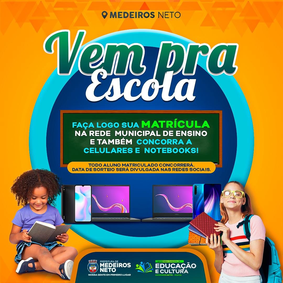 Prefeitura De Mn Lança Campanha “vem Pra Escola” Para Estimular Matrícula De Alunos Na Rede 5826